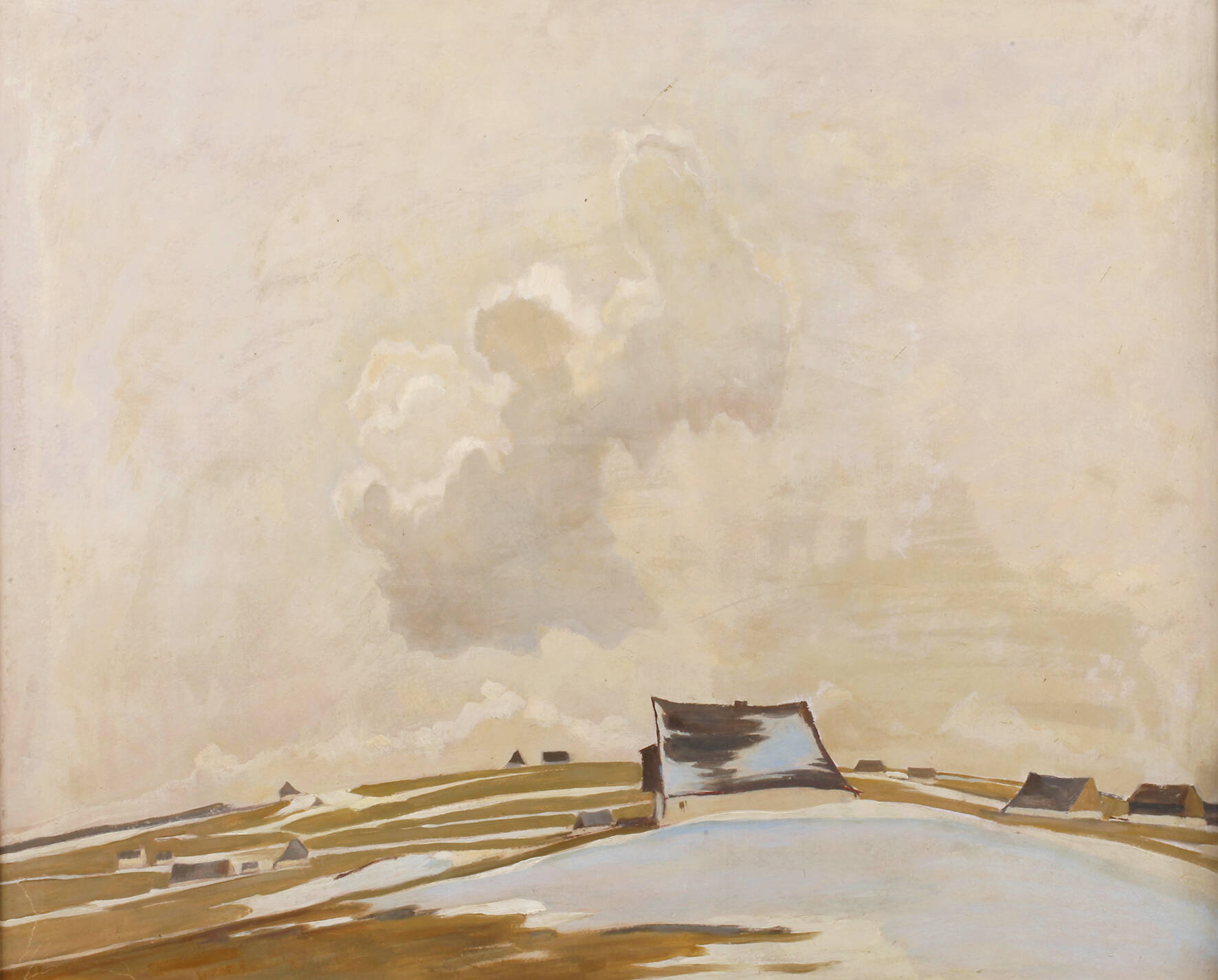 Erich Buchwald-Zinnwald, Vorfrühling im Erzgebirge