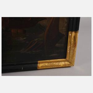 Paar Gemälde mit Schiffen