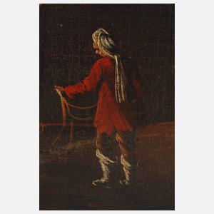 Paar Gemälde mit Schiffen