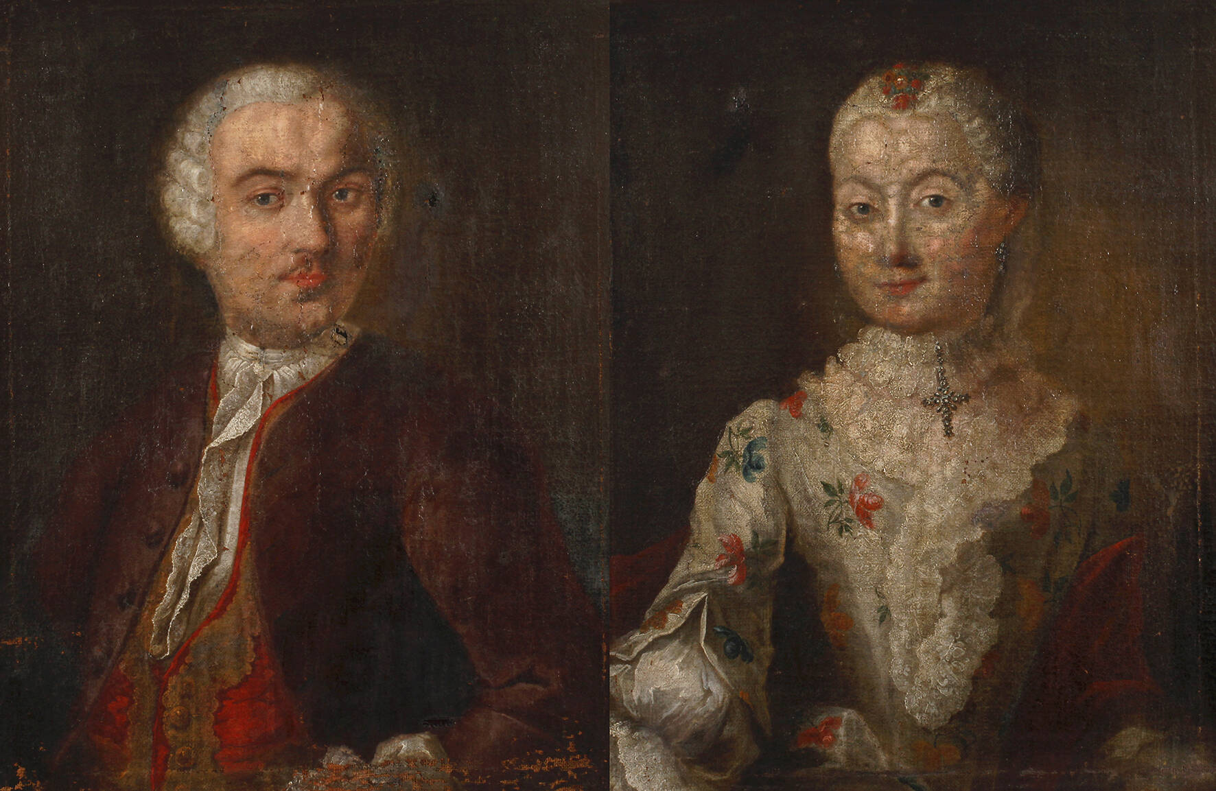 Barocke Portraitpendants