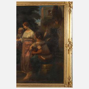 Prof. Eduard Robert Bary, attr., Laban verspricht Jakob Rachel