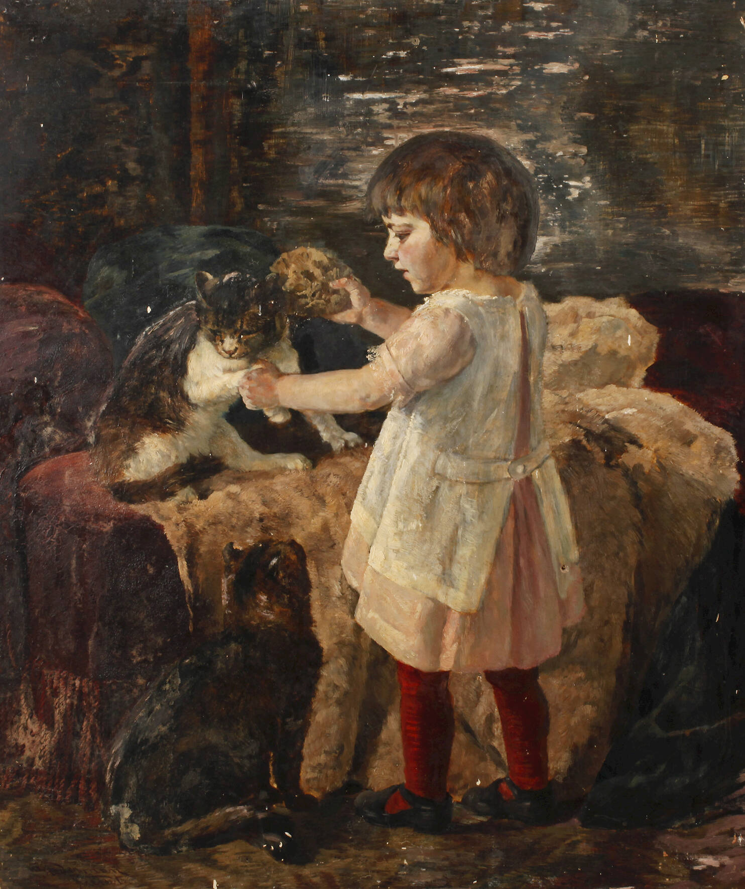 Hermine Biedermann-Arendts, Die Katzenwäsche