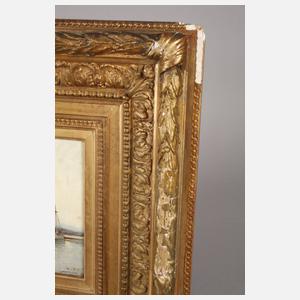 E. Deshayes, attr., Hafen in Dieppe