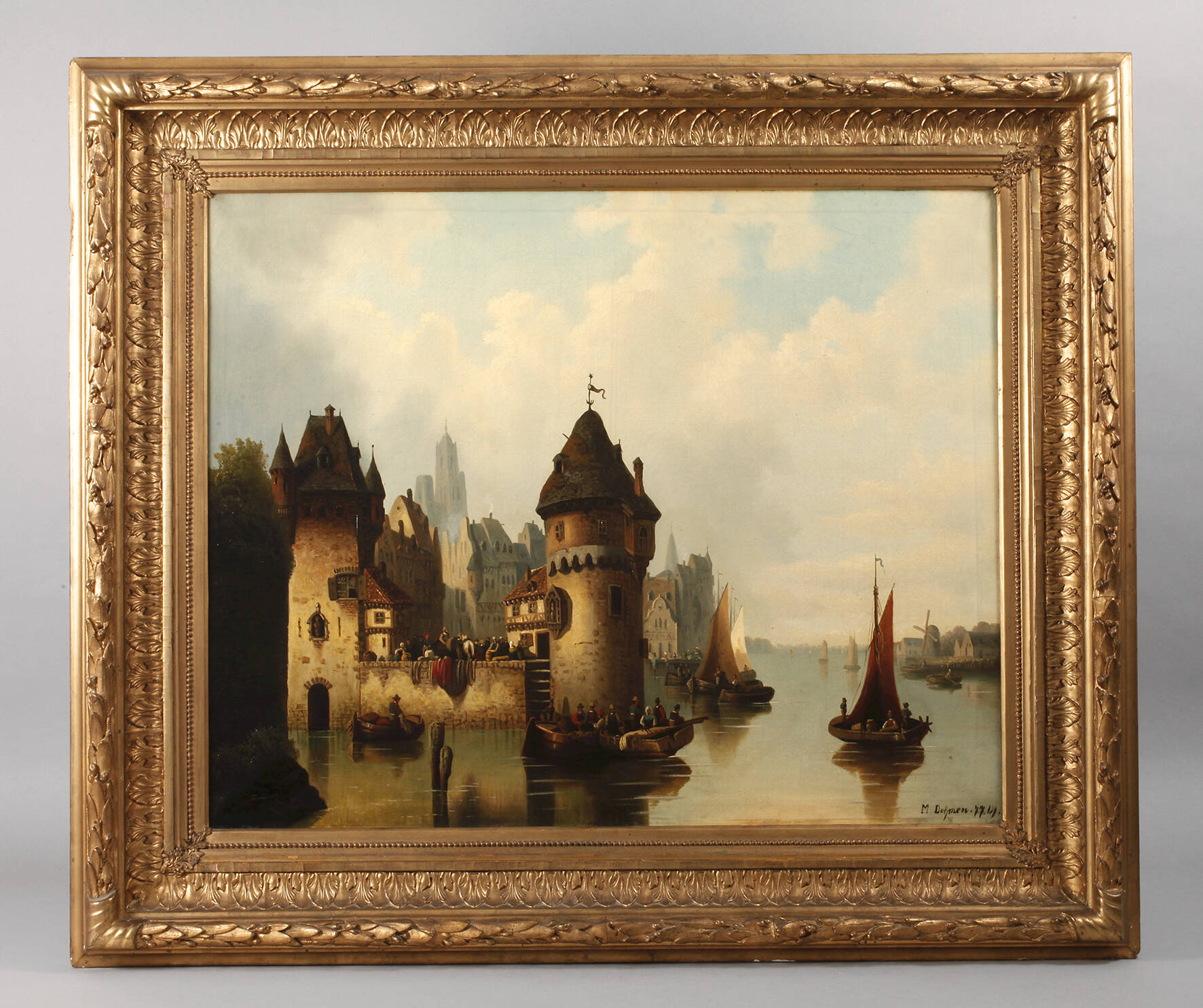 M. Dohmen, Stadt am Fluss