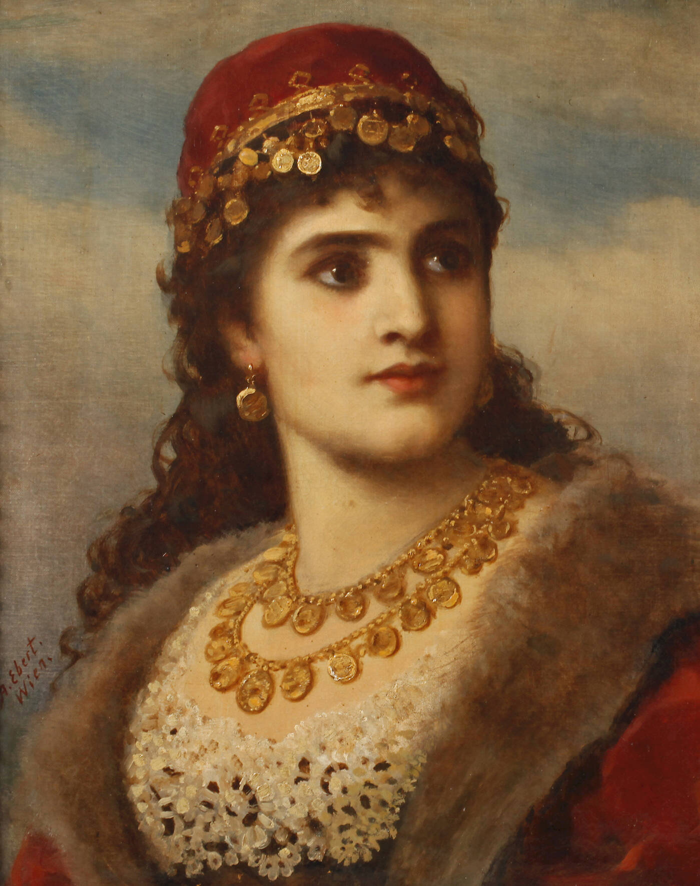 Anton Ebert, Frauenportrait