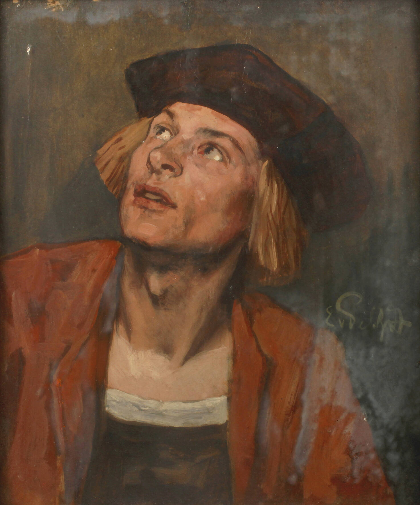 Prof. Eduard von Gebhardt, Herrenportrait
