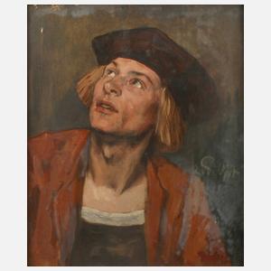 Prof. Eduard von Gebhardt, Herrenportrait