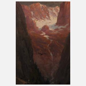 Heinrich Gogarten, Abend im Höllenthal bei Garmisch