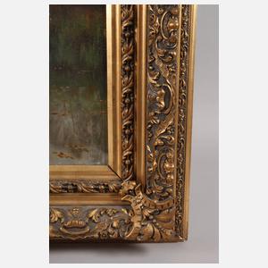 Eugen Grünert, Abends am Weiher