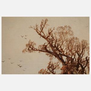 Guido Hampe, Gehöft in Winterlandschaft