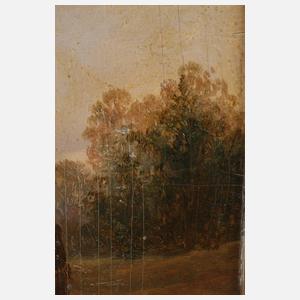 Prof. Theodor Hosemann, attr., Jäger beim Plausch