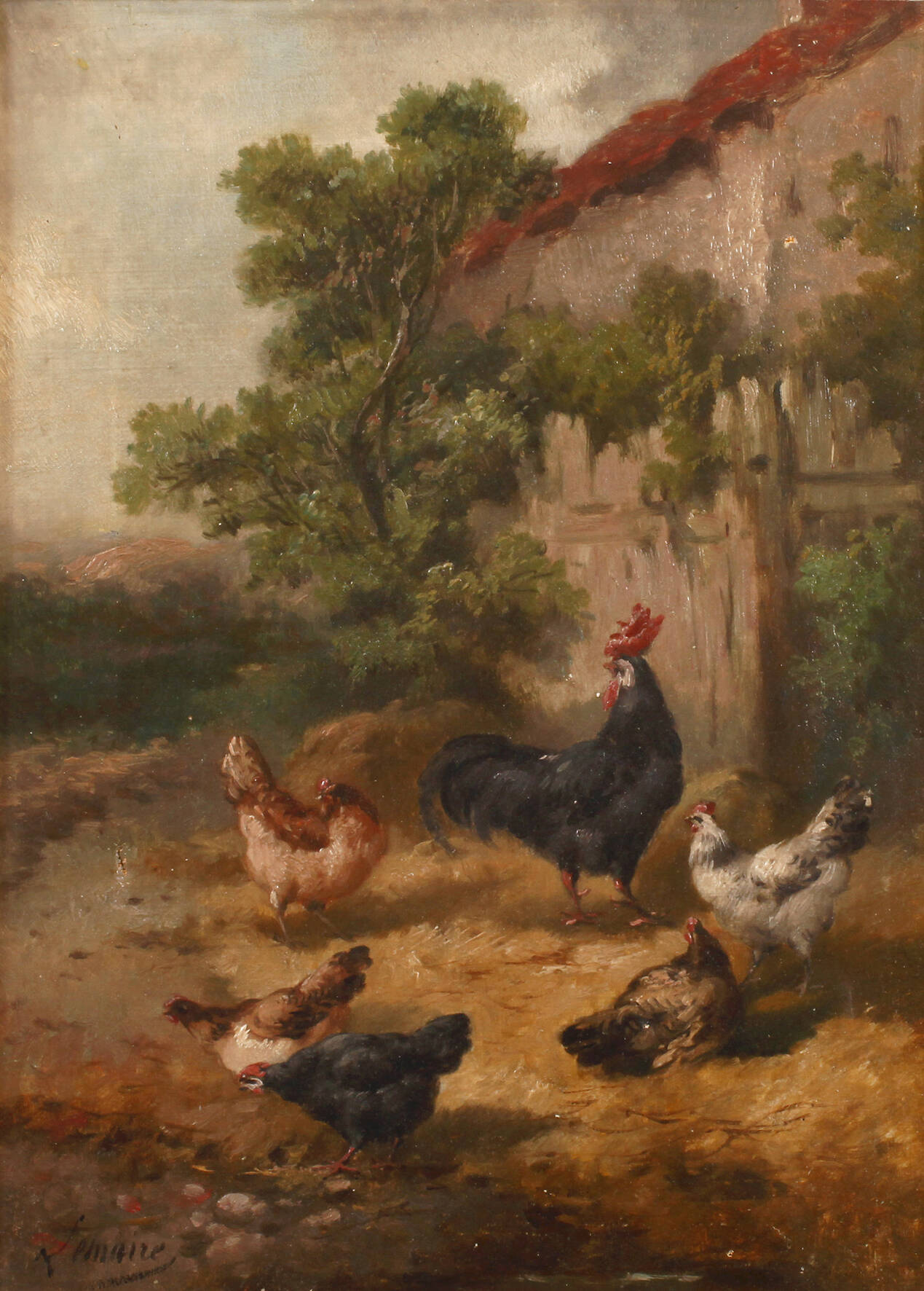 Louis Marie Lemaire, Hühnerhof