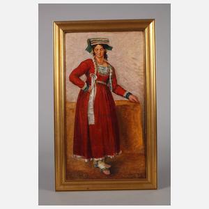 T. Nettunese, Junge Römerin in Tracht