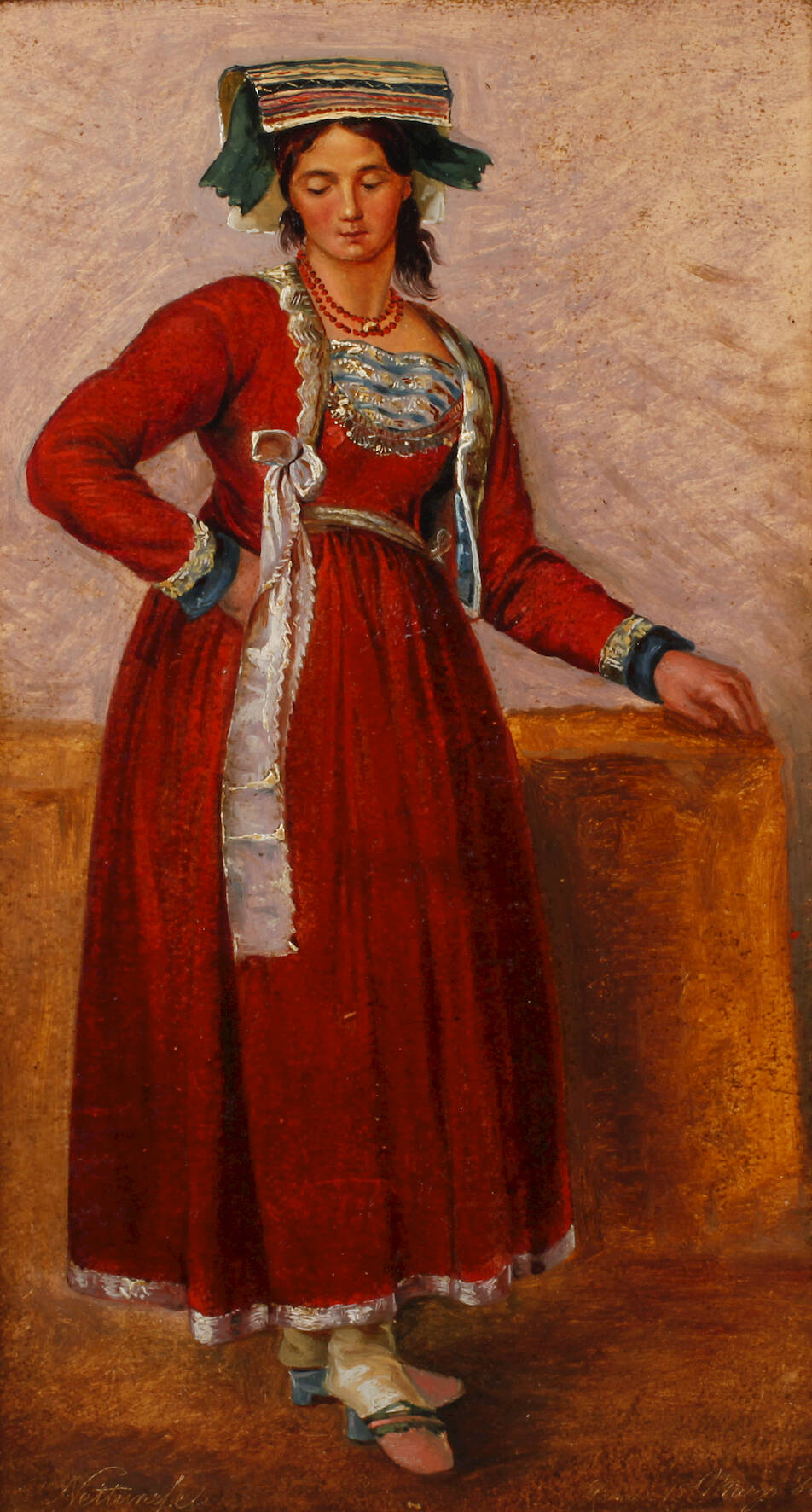 T. Nettunese, Junge Römerin in Tracht