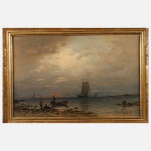 Anton Rasmussen, Sonnenaufgang an der Küste