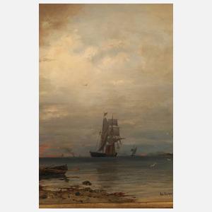 Anton Rasmussen, Sonnenaufgang an der Küste