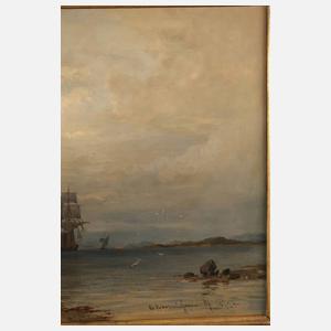 Anton Rasmussen, Sonnenaufgang an der Küste