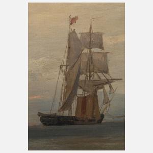 Anton Rasmussen, Sonnenaufgang an der Küste