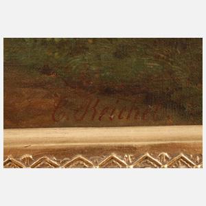 C. Reichel, Abend im Gebirge