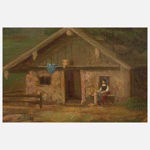 C. Reichel, Abend im Gebirge