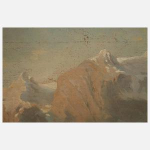 C. Reichel, Abend im Gebirge