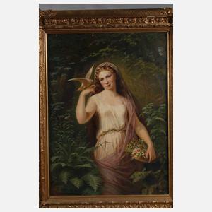 Carl Rohde der Jüngere, attr., Allegorie auf den Frühling