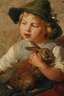 Felix Schlesinger, Mädchen mit Kaninchen