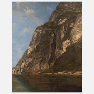 Prof. Adolf Gustav Schweitzer, Am Nærøyfjord