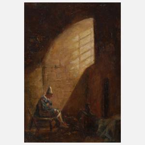 Kopie nach Karl Spitzwegs "Aschermittwoch"