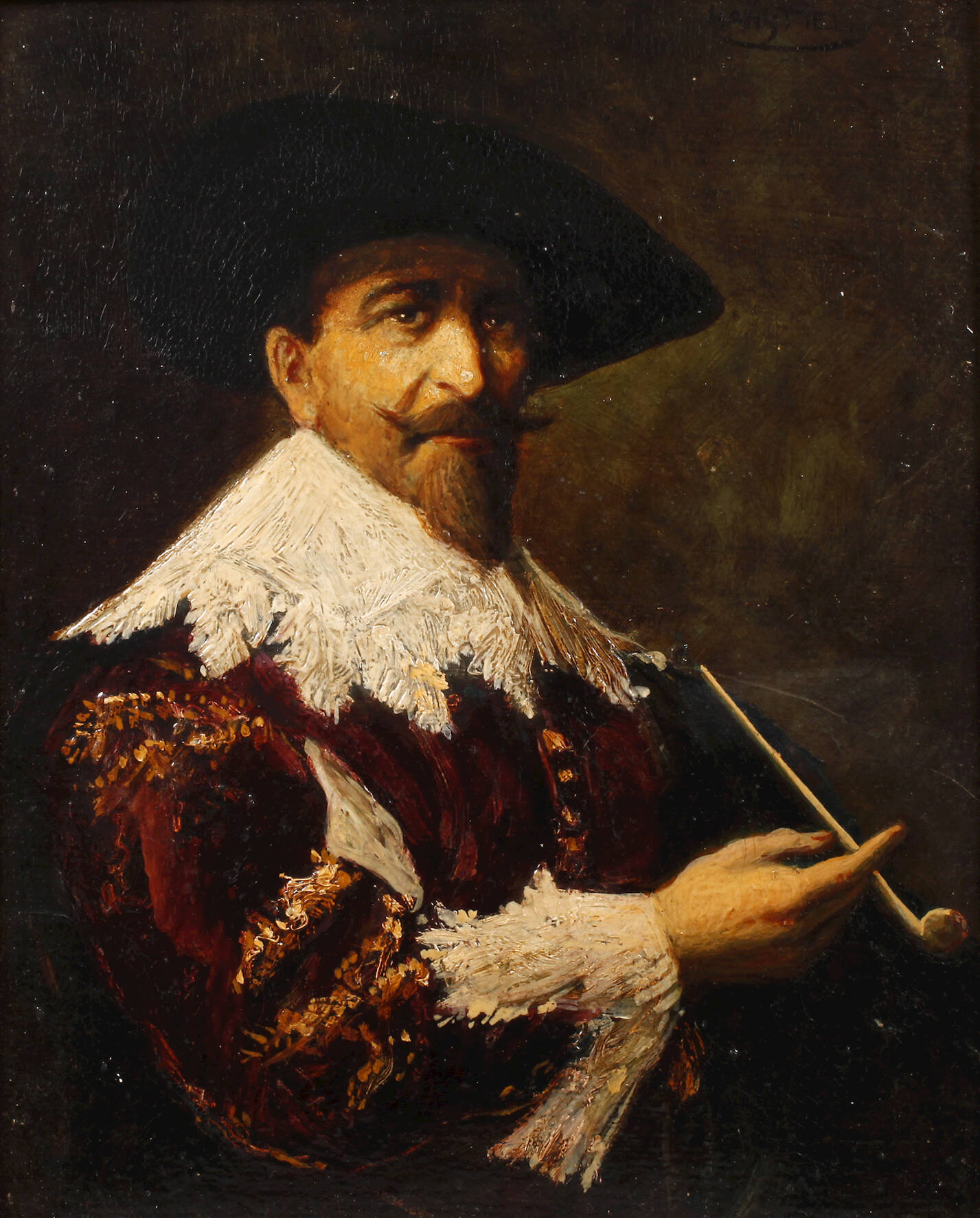 Hans Tiel, Edelmann mit Pfeife