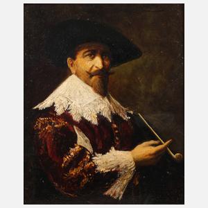 Hans Tiel, Edelmann mit Pfeife