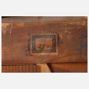 Prof. Paul Weber, "Umgestürzte Eiche mit Ochsengespann"