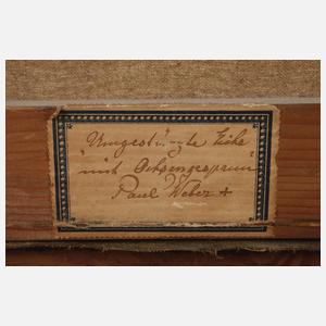 Prof. Paul Weber, "Umgestürzte Eiche mit Ochsengespann"