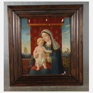 Thronende Maria mit dem Jesuskind