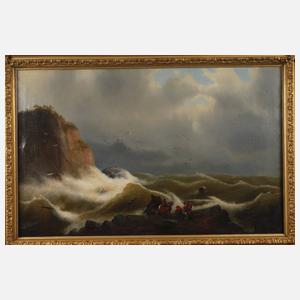 Schiffbruch an der Küste