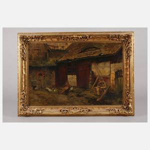 Bäuerliche Hofansicht