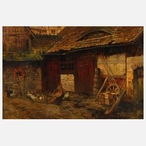 Bäuerliche Hofansicht