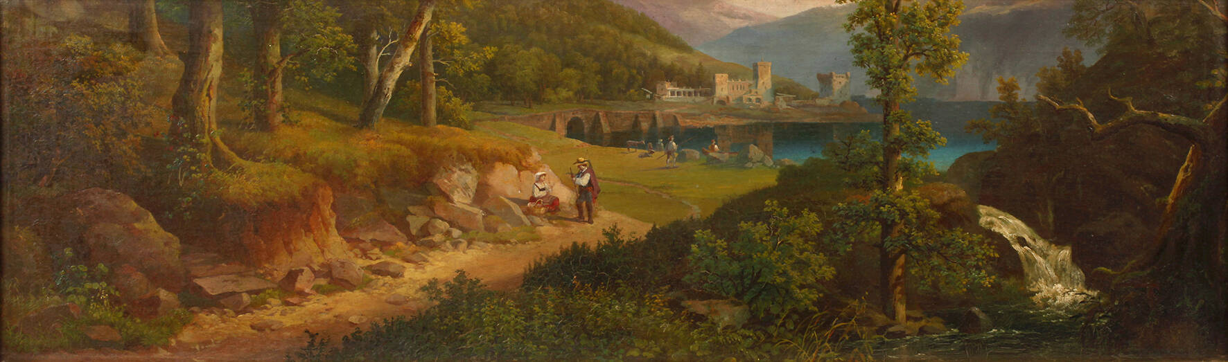 Mediterrane Sommerlandschaft