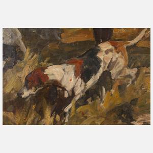 Richard Benno Adam, Parforcejagd