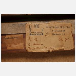 Richard Benno Adam, Parforcejagd