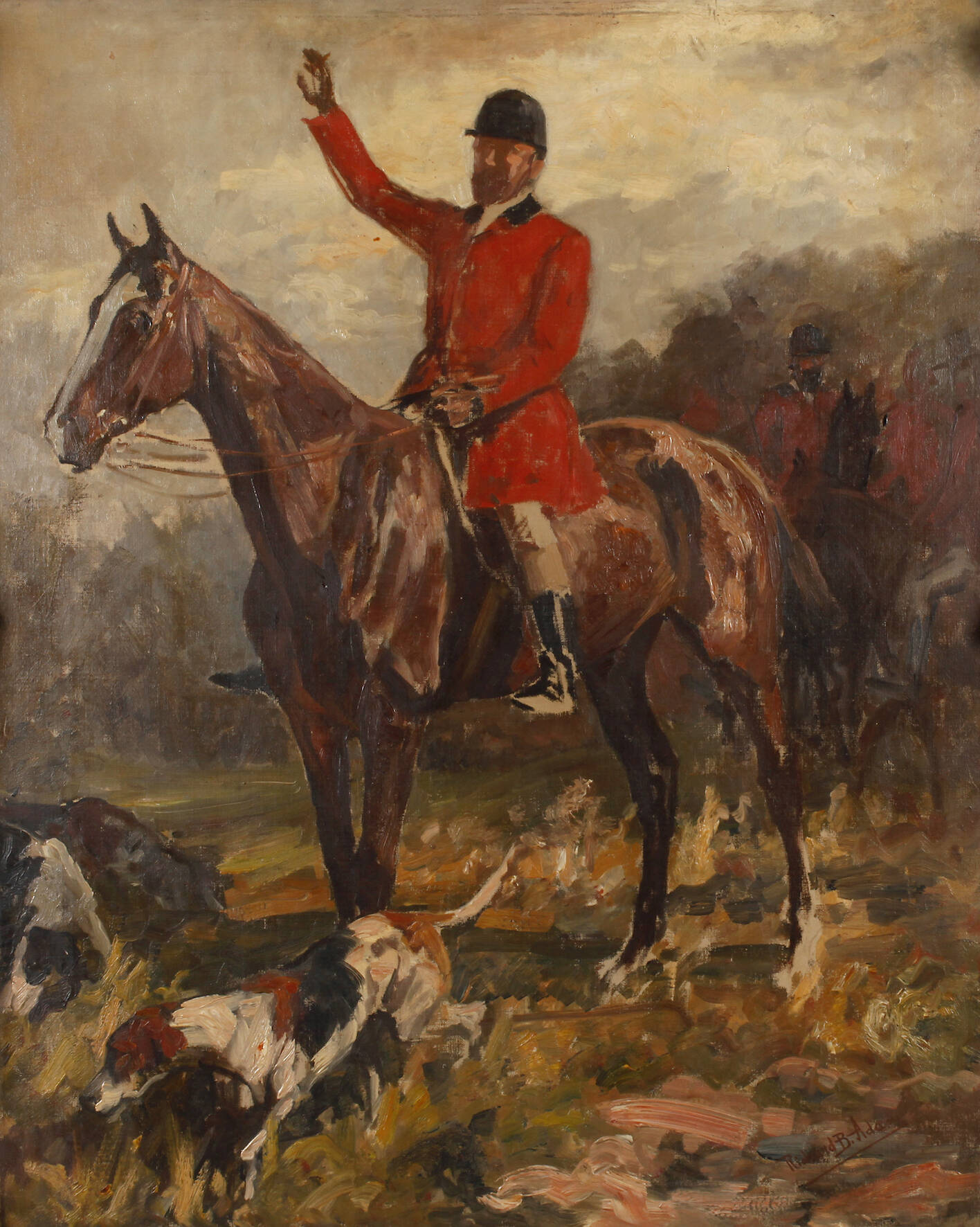 Richard Benno Adam, Parforcejagd