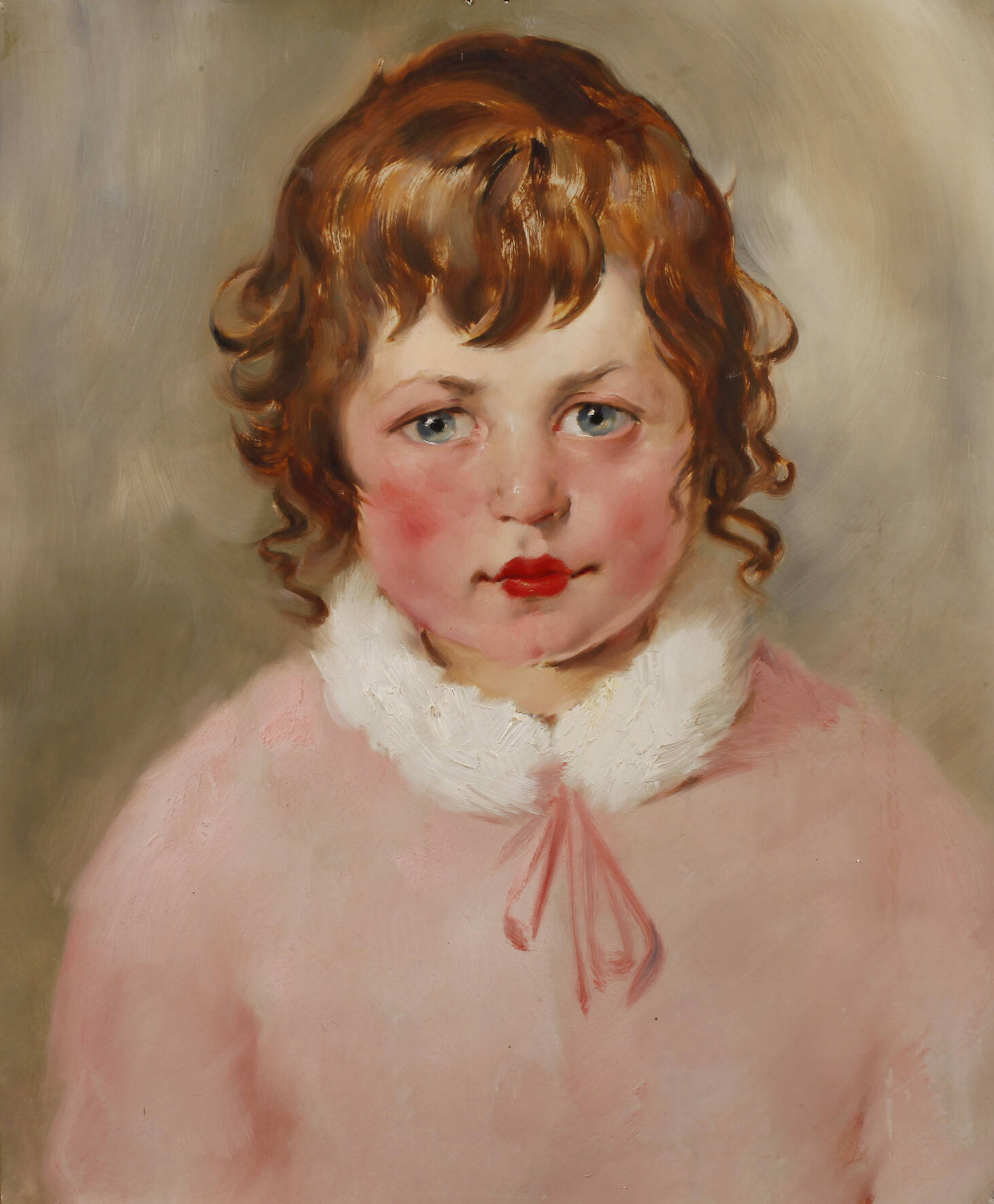 Franz Aumer, attr., Kinderportrait