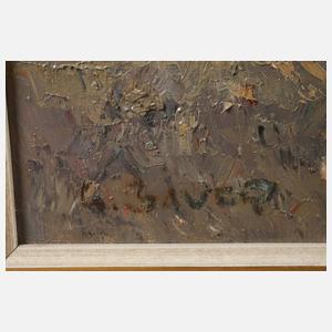 Willi Bauer, Ausritt zur Fuchsjagd