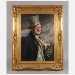 Prof. Hans Best, Herr mit Zylinder