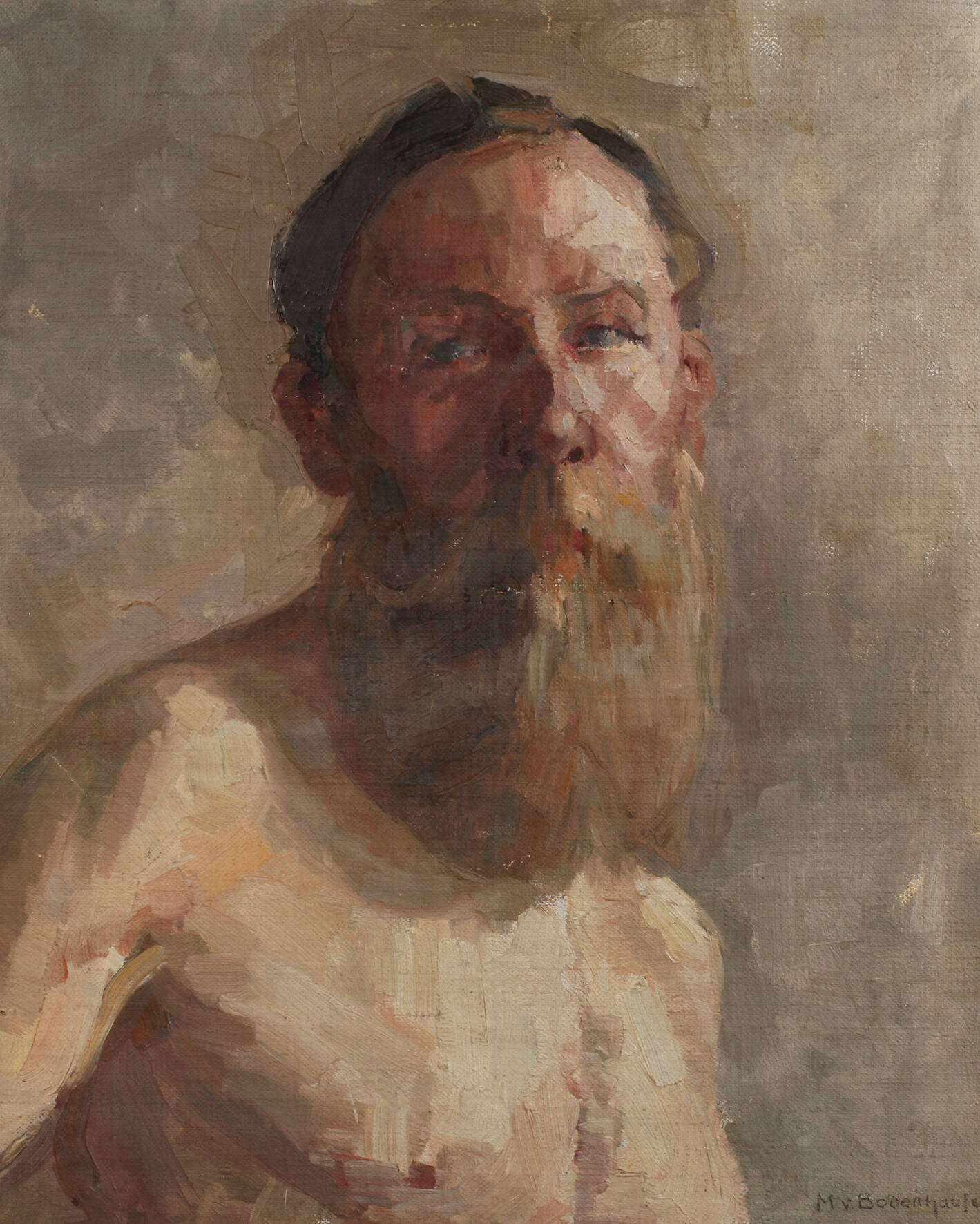 Mathilda von Bodenhausen, Männerportrait