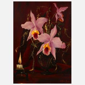 Curt Brückner, Orchideenstillleben