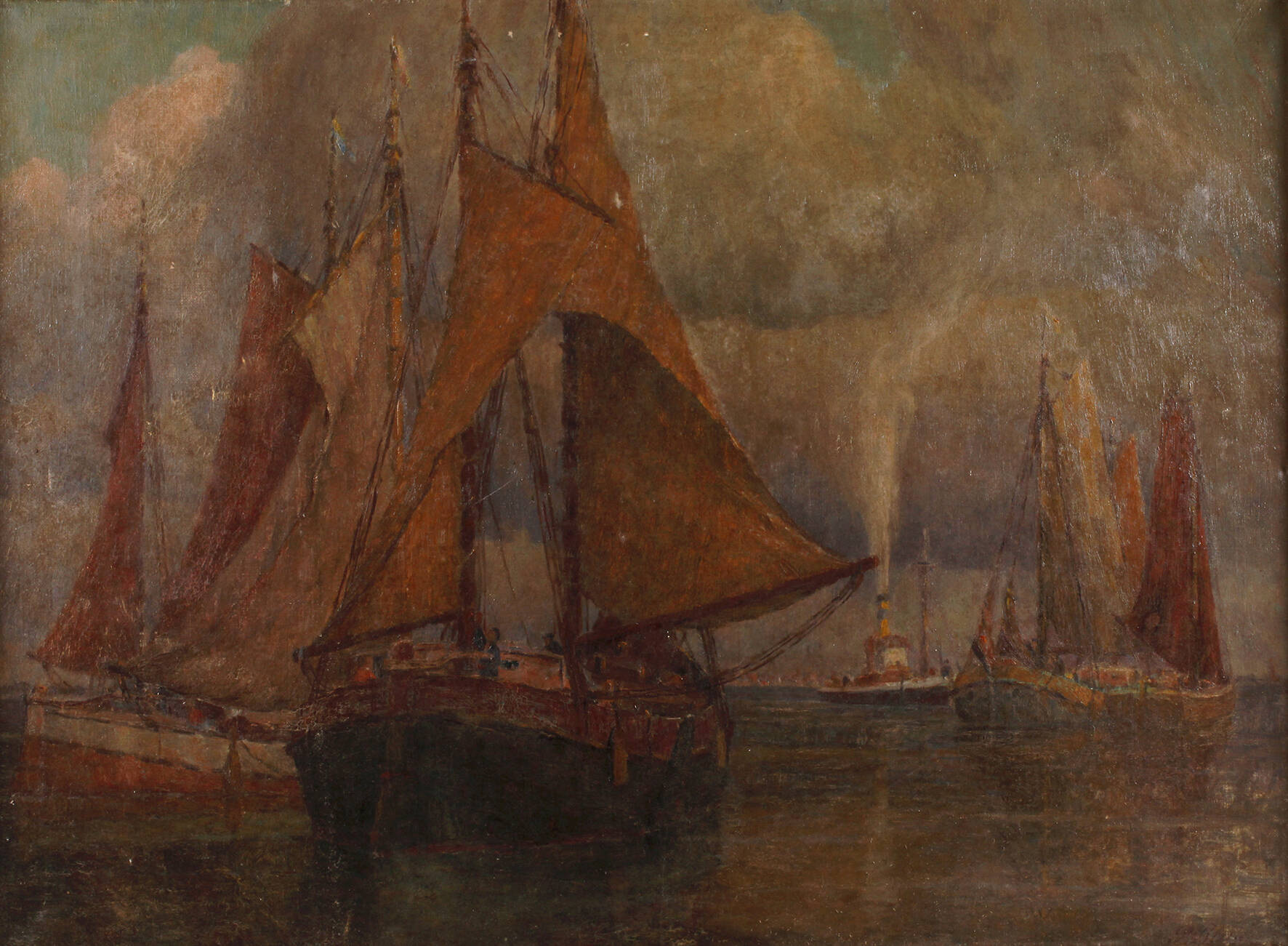 Paul Buchholz, "Sammeln zum Schleppzug"