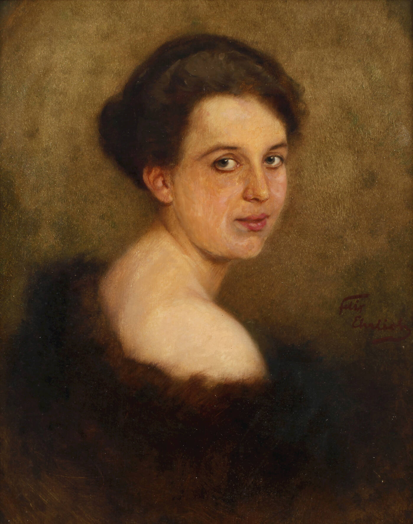 Felix Ehrlich, Damenportrait