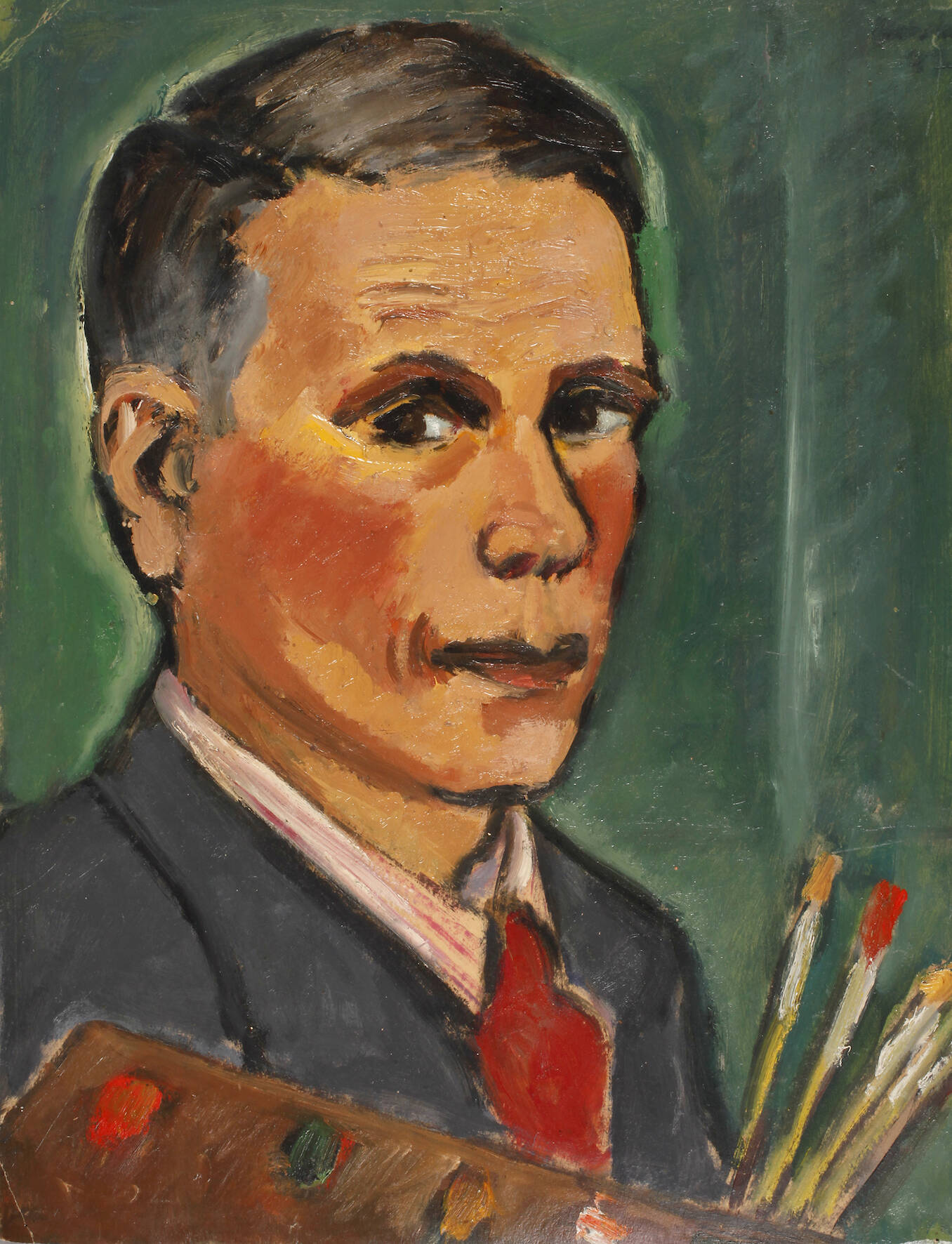 Prof. Dr. Hermann Flesche, attr., Selbstportrait