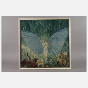 Prof. Max Frey, "In Blumen"